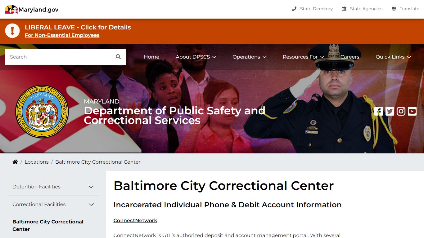 DPSCS - Baltimore Central Booking & Intake Center