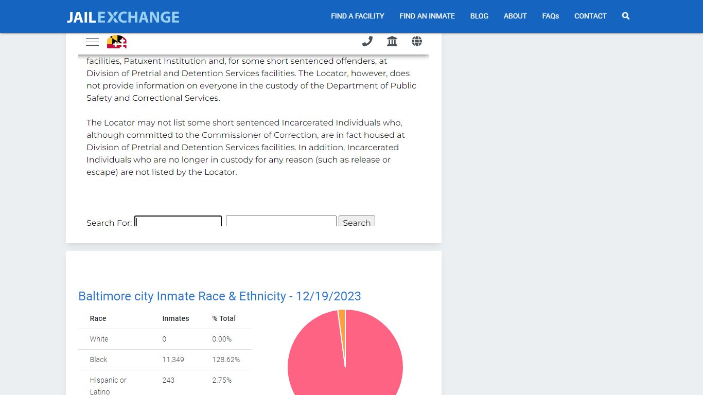 Baltimore Central Booking & Intake Center Inmate Search - Jail Exchange